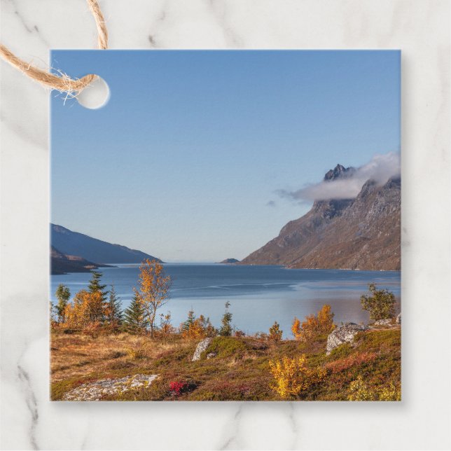 Kvaloya Island Norway Favour Tags (Front)