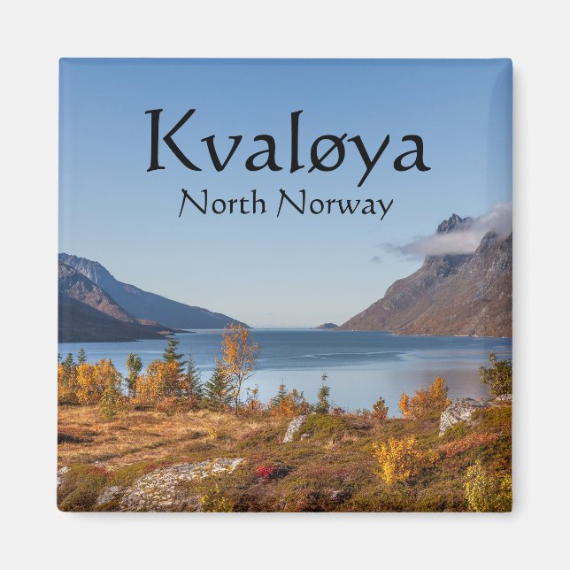 Kvaloya Island Norway Magnet (Front)