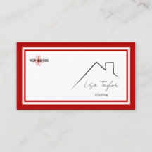 KW Colours Double Red Business Card