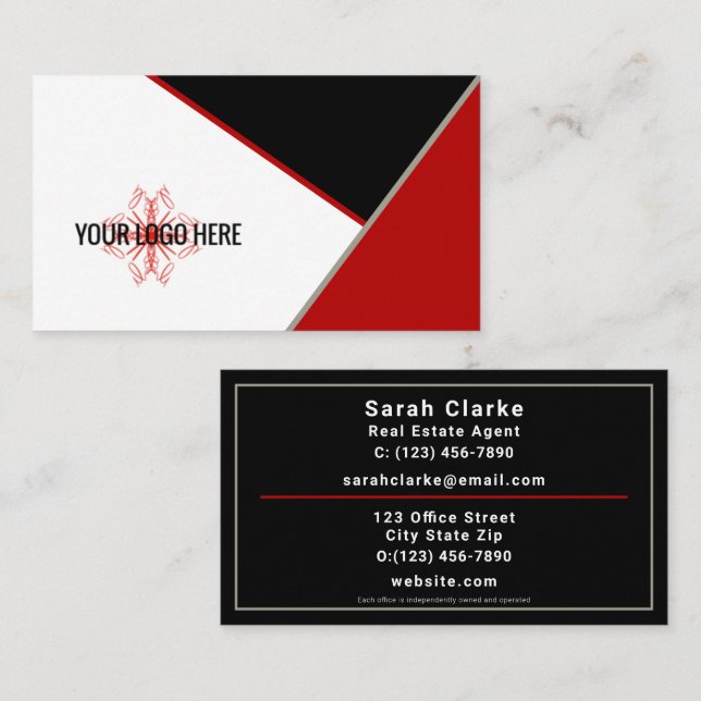 KW Red Business Cards (Front/Back)