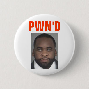 Kwame Kilpatrick: PWN'D 6 Cm Round Badge