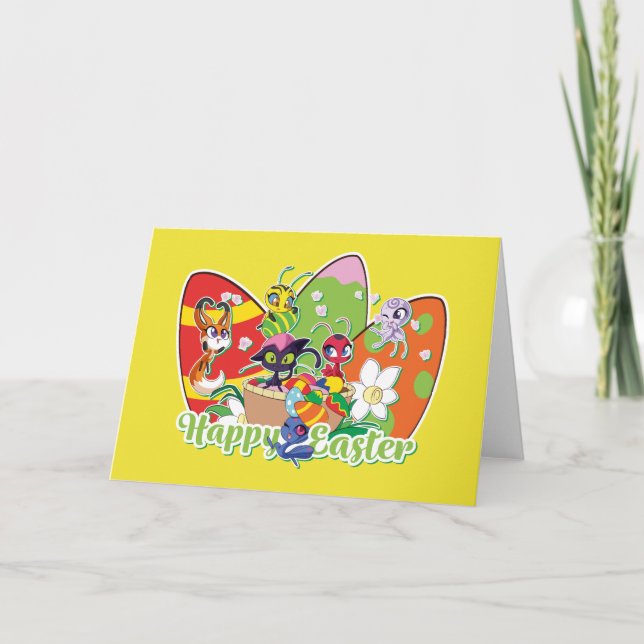 Kwamis Happy Easter Card (Front)