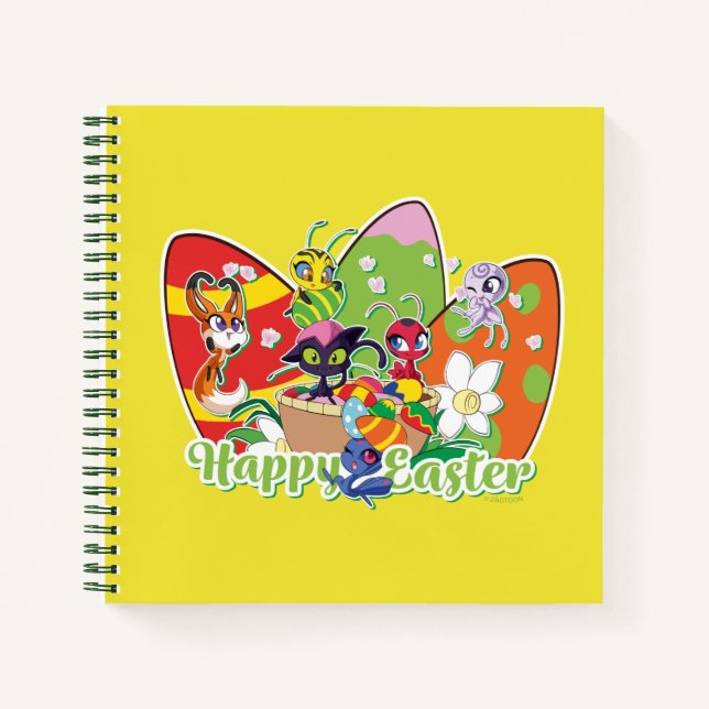 Kwamis Happy Easter Notebook (Front)