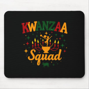 Kwanza Squad Family Afro-american Happy Kwanzaa Sq Mouse Mat