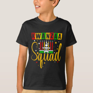 Kwanza Squad Family Christmas Afro-american Happy T-Shirt
