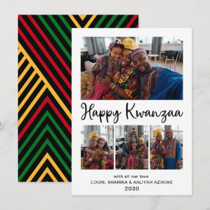 Kwanzaa 4 Photo Holiday Card