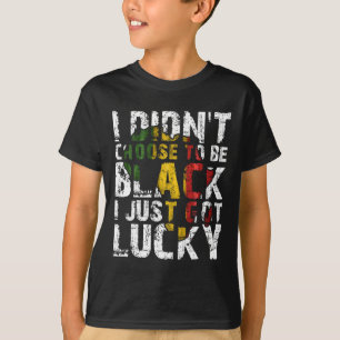 Kwanzaa African American Black History Month Black T-Shirt
