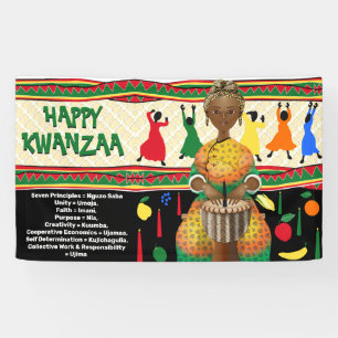 Kwanzaa African American Holiday Banner