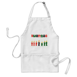 Kwanzaa Apron with Candles