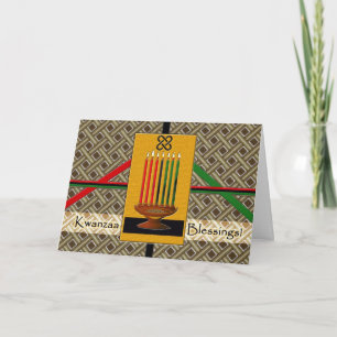 Kwanzaa Blessings Holiday Card