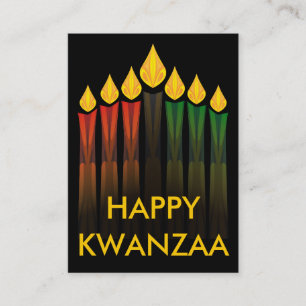 kwanzaa candles party invitations