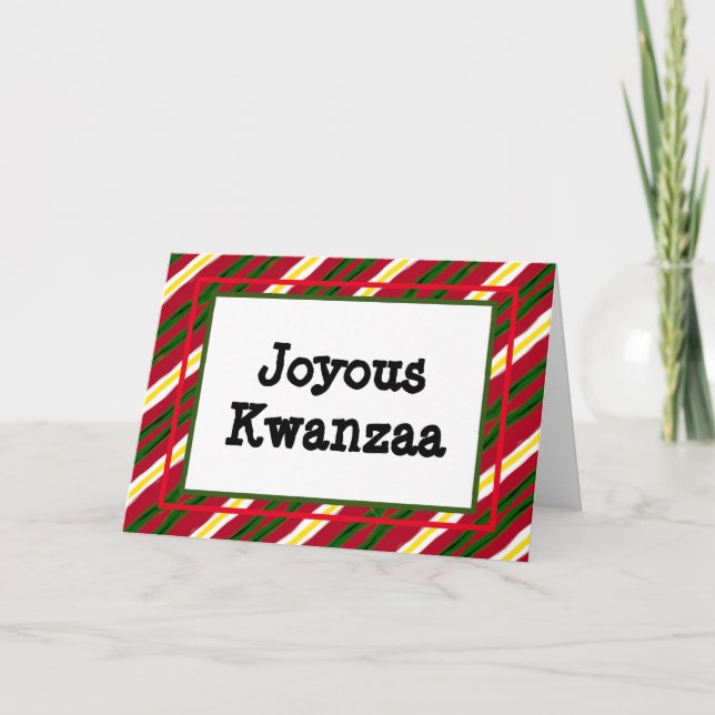 Kwanzaa Card - Joyous #11 (Front)