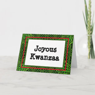 Kwanzaa Card - Joyous #8