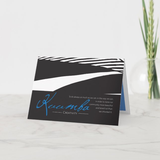 Kwanzaa Card Kuumba (Front)