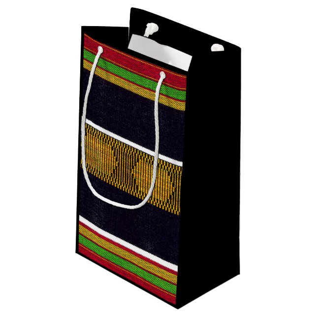 Kwanzaa Celebration Small Gift Bag (Back Angled)