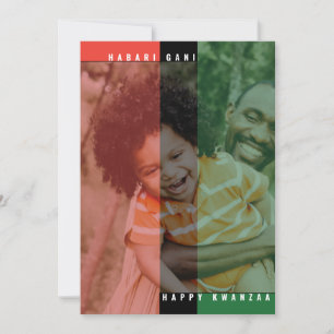 Kwanzaa Colours Photo Card
