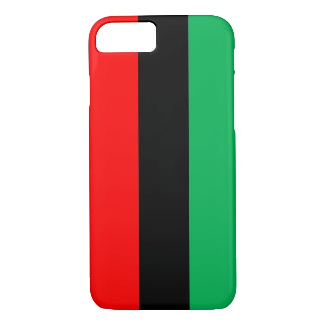 Kwanzaa Colours Red Black Green Stripes Pattern Case-Mate iPhone Case (Back)
