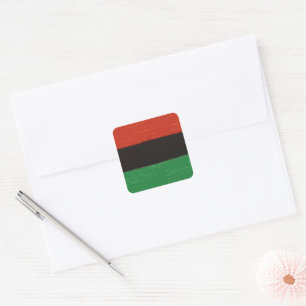Kwanzaa Colours Square Sticker