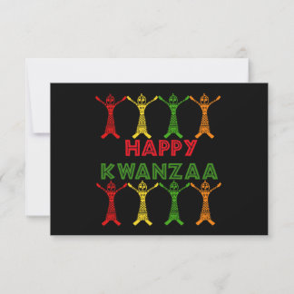 Kwanzaa Dancers RSVP Card