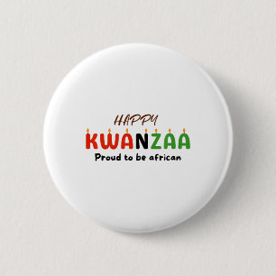 Kwanzaa Day 6 Cm Round Badge