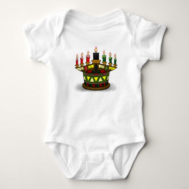 Kwanzaa first fruits baby bodysuit (Front)