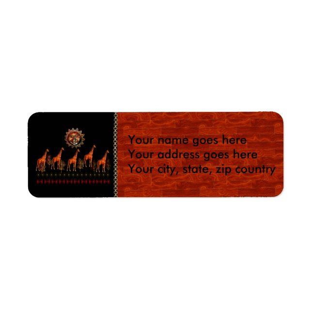 Kwanzaa Giraffes (Front)