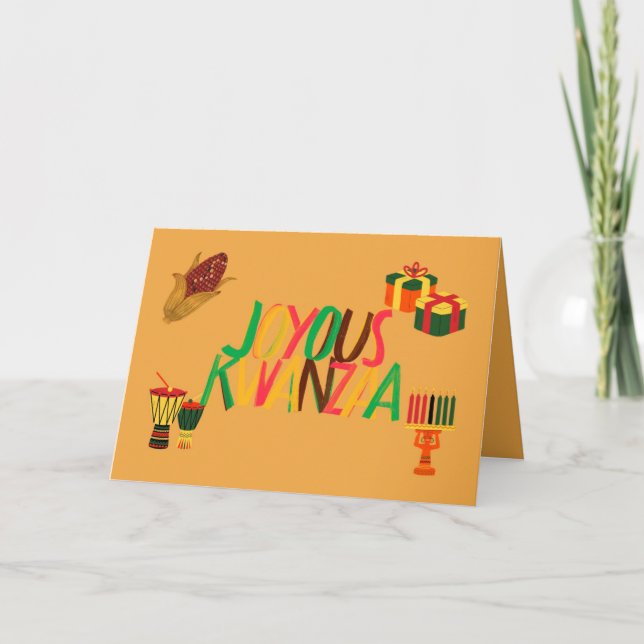 Kwanzaa Greeting Card (Front)