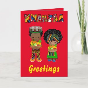 Kwanzaa Greetings Holiday Card