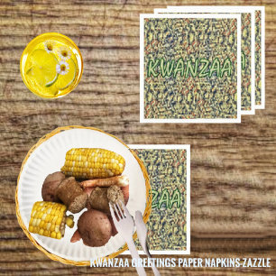 Kwanzaa Greetings Napkin