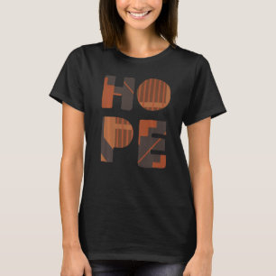 Kwanzaa Hope Peace Love Happiness Black Men Melani T-Shirt