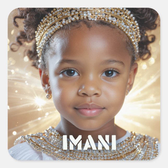 KWANZAA - IMANI - SQUARE STICKER (Front)