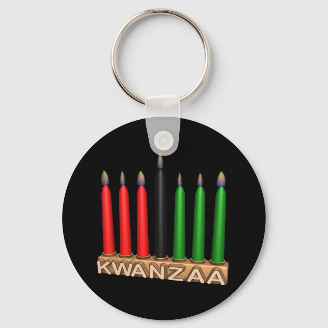 Kwanzaa Key Ring (Front)