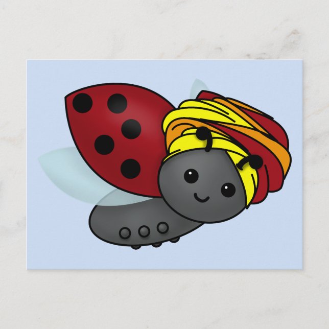 Kwanzaa Ladybug Postcard (Front)