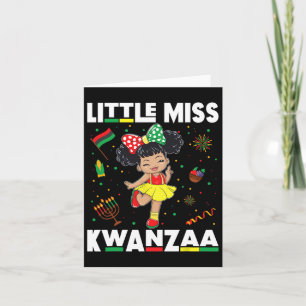 Kwanzaa - Little Miss Kwanzaa Card