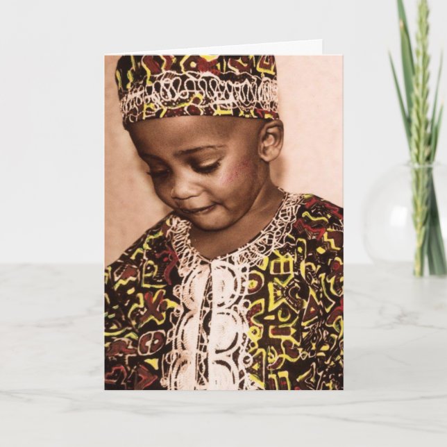 Kwanzaa love & grace holiday card (Front)