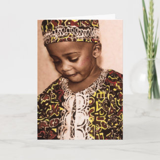 Kwanzaa love & grace holiday card