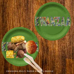 Kwanzaa-Multi Paper Plate