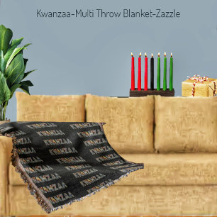 Kwanzaa- Multi Throw Blanket