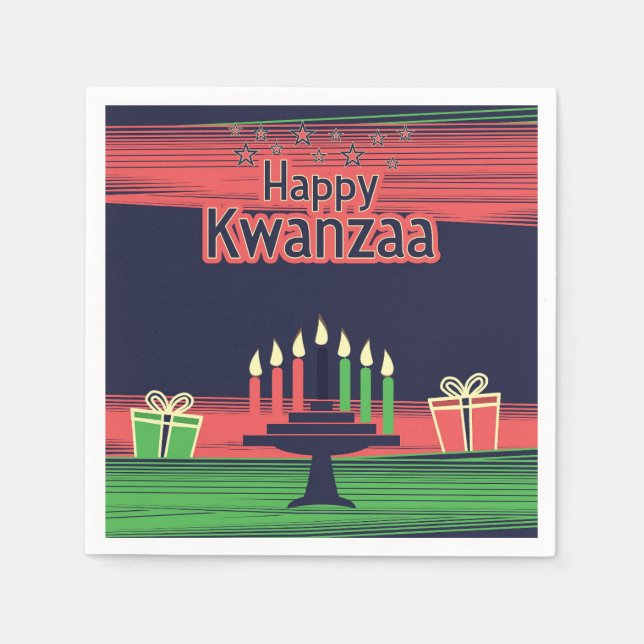  Kwanzaa  Napkin (Front)