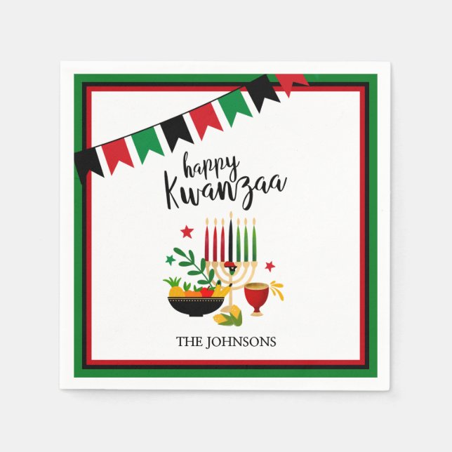 Kwanzaa Napkin (Front)