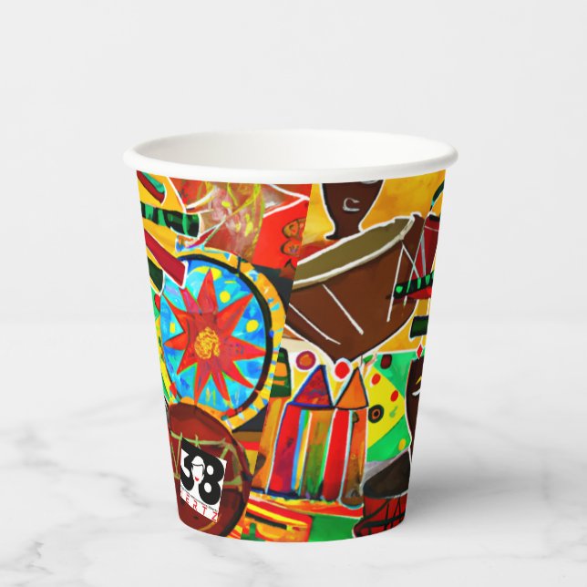 Kwanzaa Paper Cups (Front)