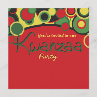 Kwanzaa Party Invitations