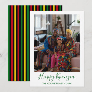 Kwanzaa Photo Holiday Card