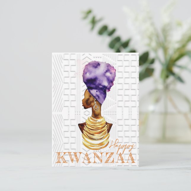 Kwanzaa Postcard (Standing Front)