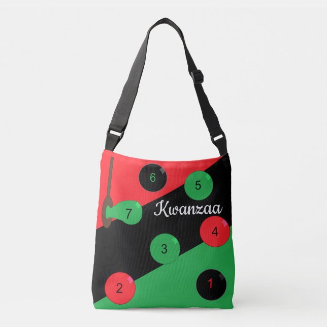 Kwanzaa Principles Crossbody Bag (Front)