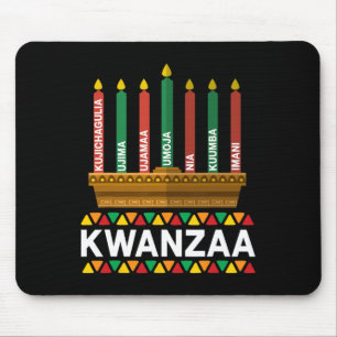 Kwanzaa Principles Kwanzaa Candles Kinara Pan Afri Mouse Mat