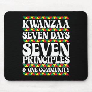 Kwanzaa Seven Days Seven Principles One Community  Mouse Mat