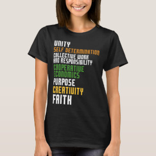 Kwanzaa Seven Principles Unity Self Determination T-Shirt