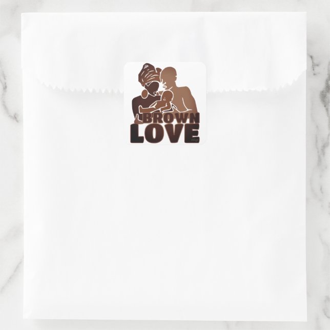 Kwanzaa Square Sticker (Bag)