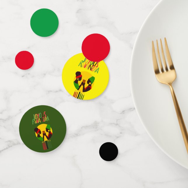 Kwanzaa Table Confetti Decorations (Group)